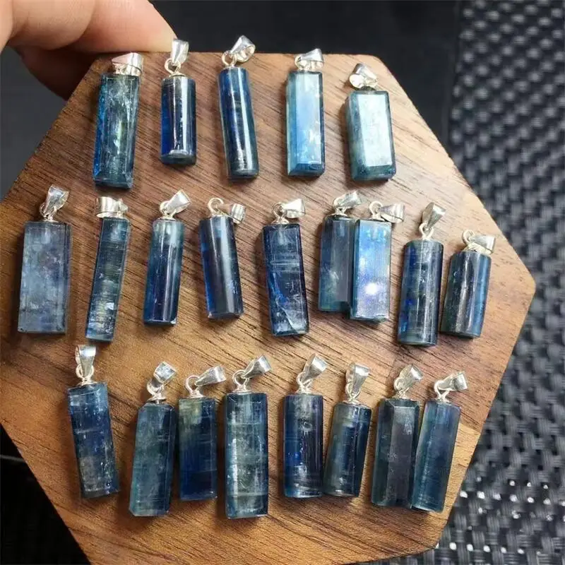 13-17MM Natural Clear Kyanite Pendant Fengshui Crystal Party Jewelry Holiday For Women Healing Energy Stone Gift 1PCS