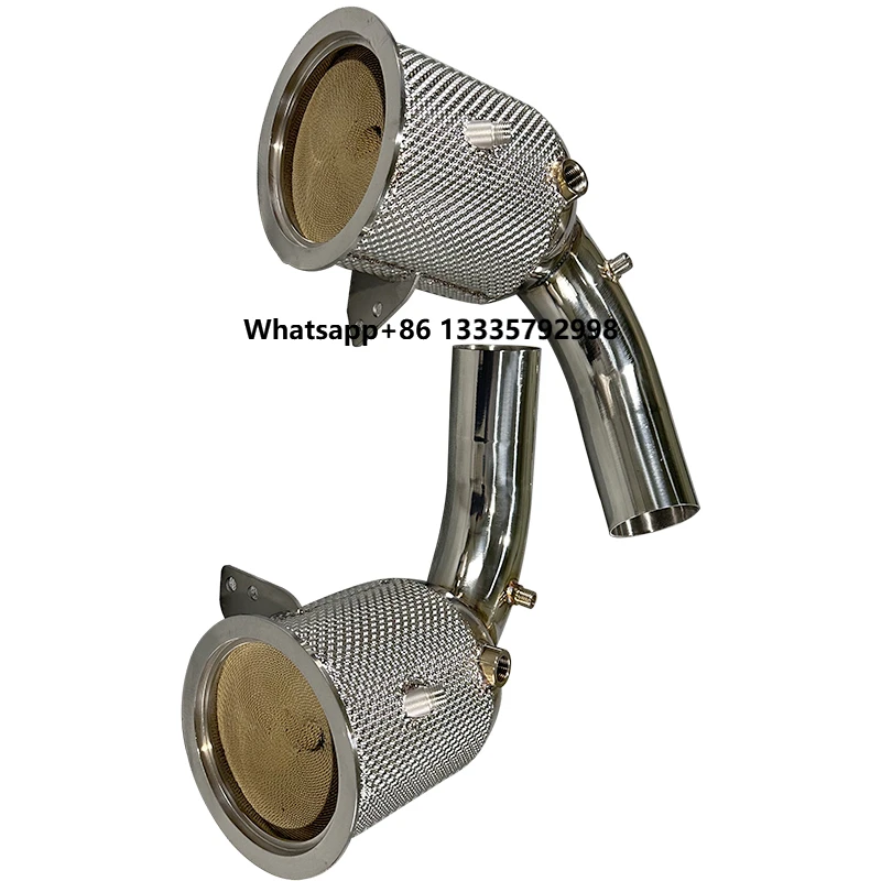 

Precision Crafted High Flow Corrosion Resistance Downpipe End Exhaust Front Exhaust Section for Porsche 911 992 Turbo S 3.8T