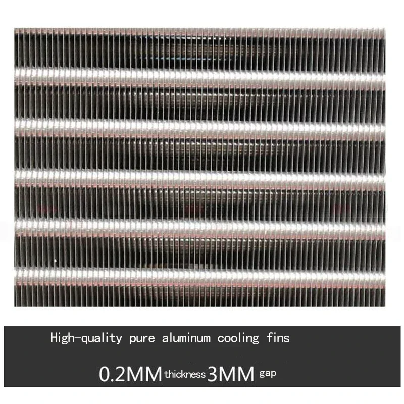 Aluminium Air Pendingin Radiator Aluminium Wastafel Sirip Radiator Freezer Radiator Lemari Es Kondensor Sistem Pendingin 360-390W