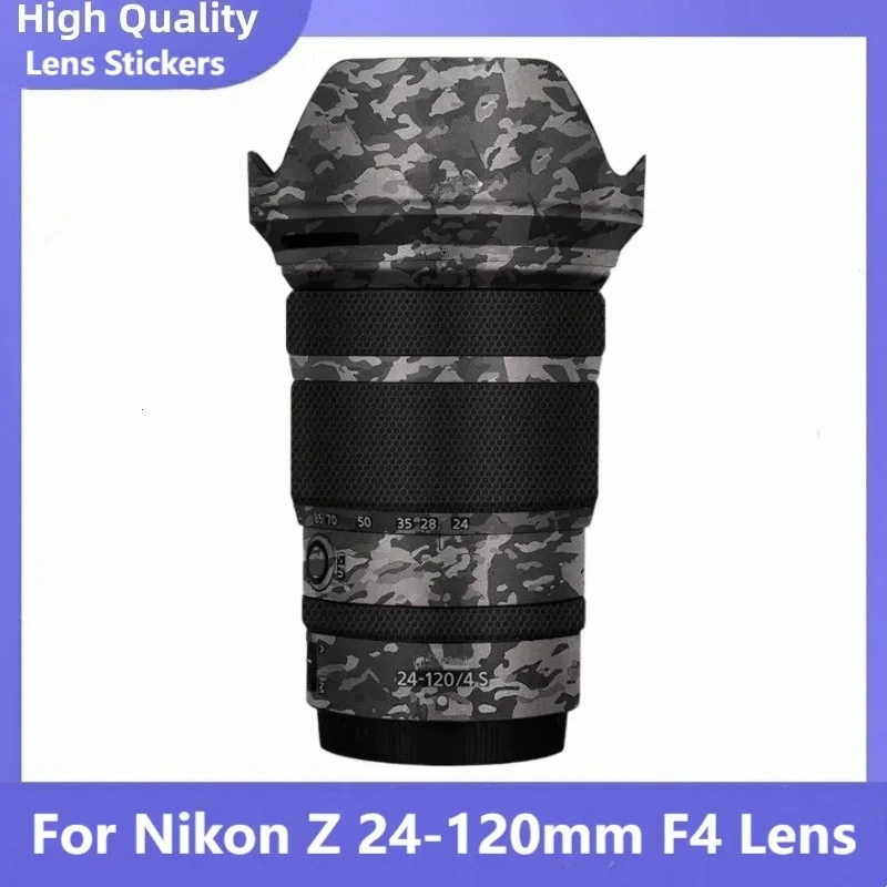 

Наклейка-пленка для объектива Nikon Z 24-120mm F4 S, виниловая защитная пленка для корпуса объектива, защитное покрытие 24-120