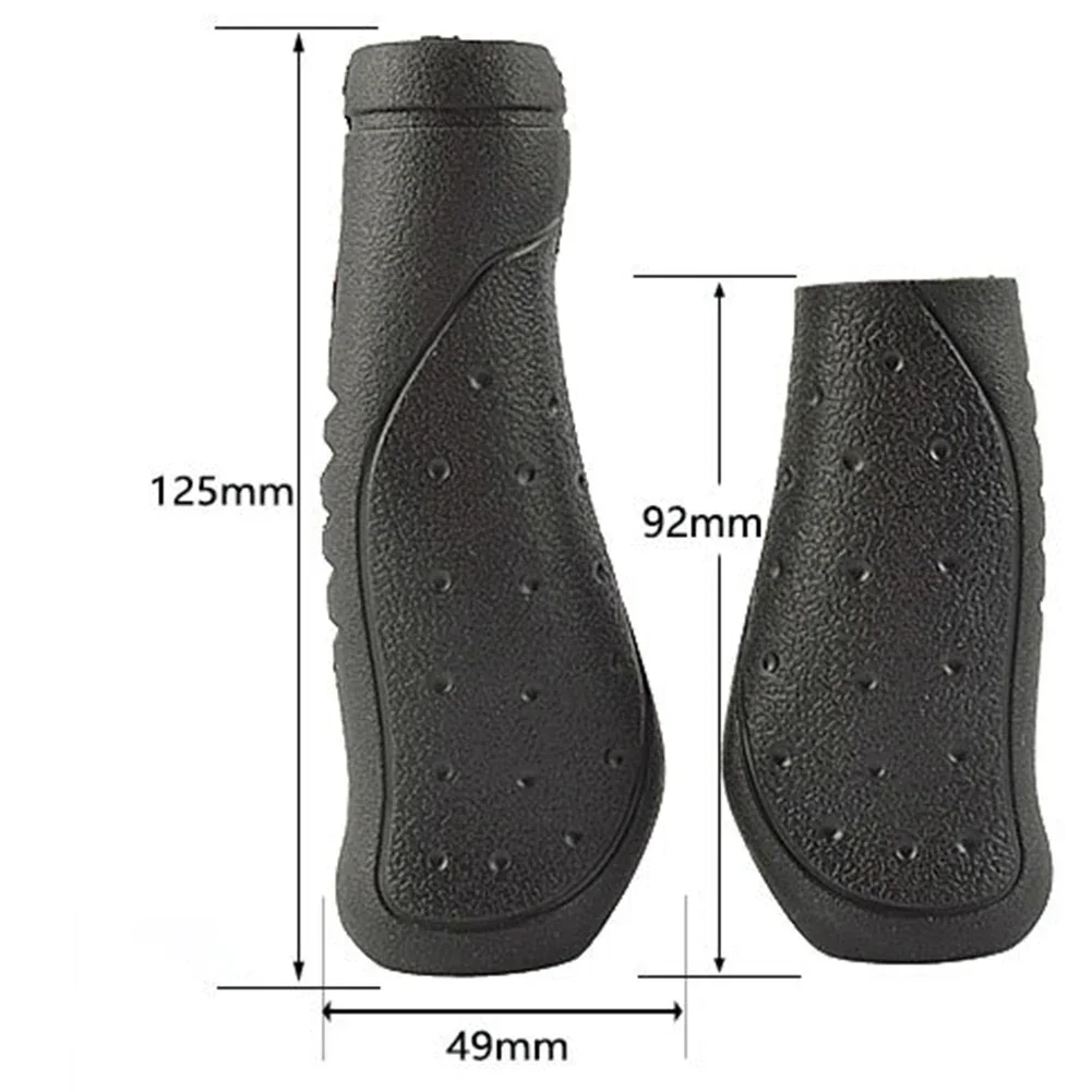 1 Pair Mountain Bicycle Folding Bike Handlebar Grip Long/Short Shift Handle Grips TPR Rubber Bicycle Components