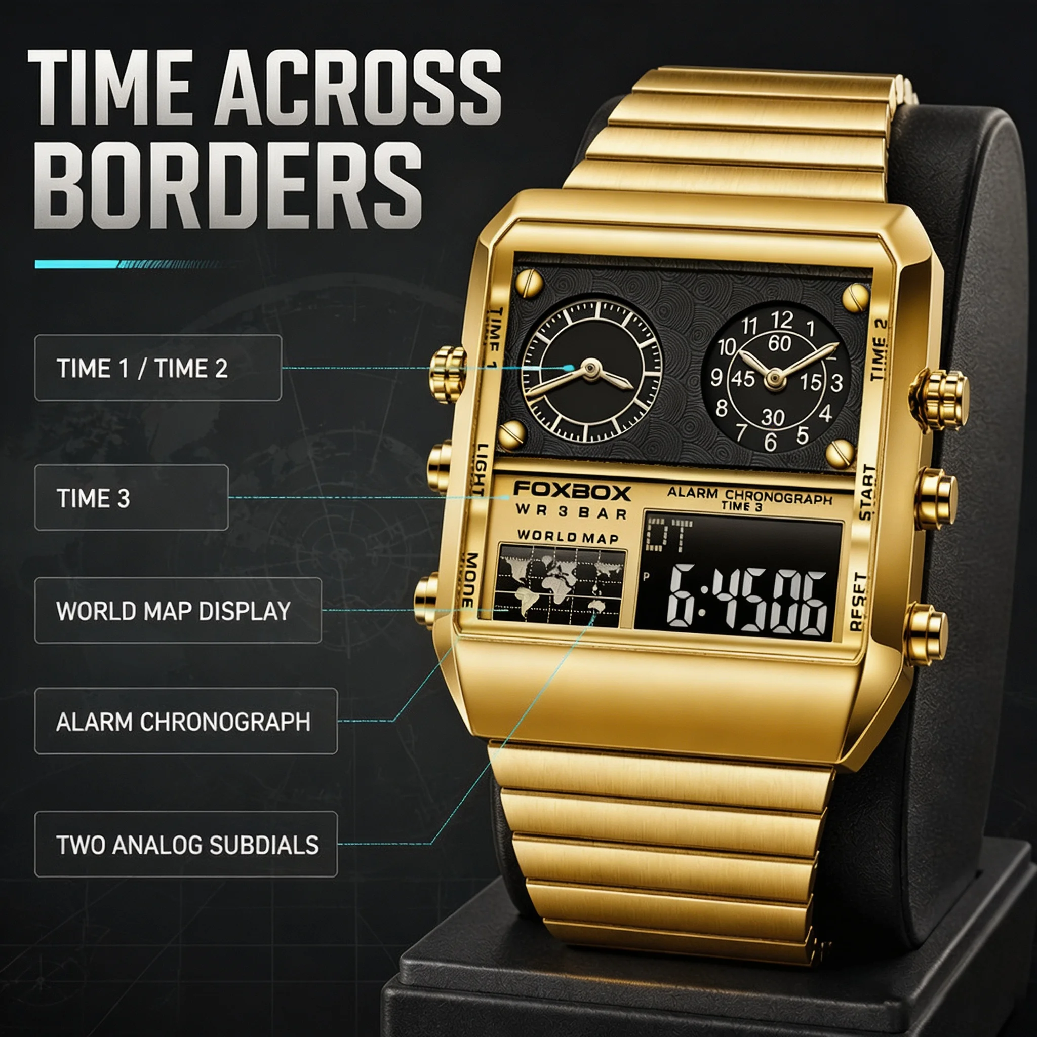 FOXBOX Montres à bracelet à qu - Luxury Watch Zone avis et prix