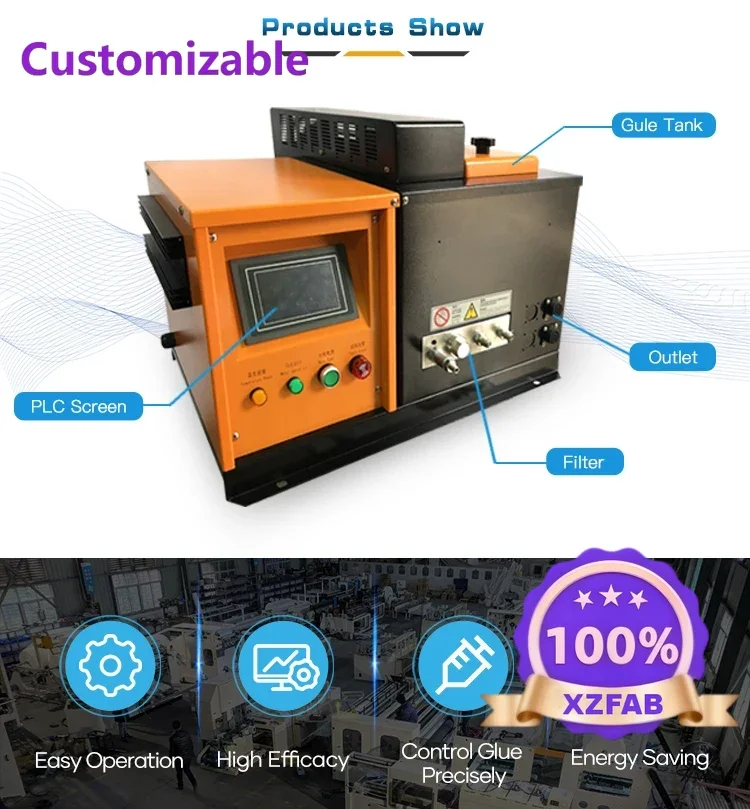 Factory Direct 2026 Factory Price  10L Hotmelt Glue Machine Heat Glue Spray Nozzle Apply to Paper Automatic Spray Glue Gun Gluin