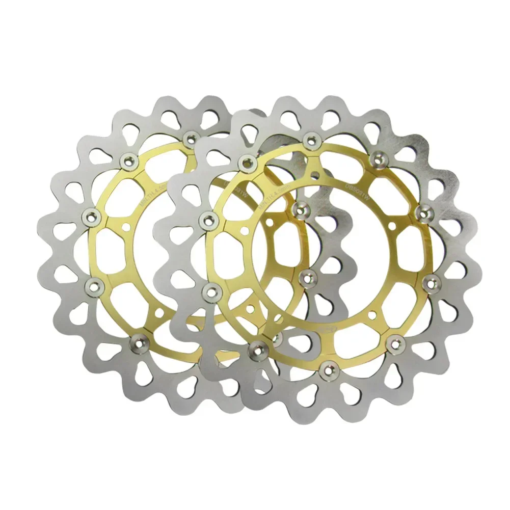 

Для Yamaha FZ1 / FZ1 FAZER / FZ1 FAZER ABS / YZF R1/ R1M / V MAX Vmax Gold 2 шт. адаптер ротора переднего тормозного диска мотоцикла