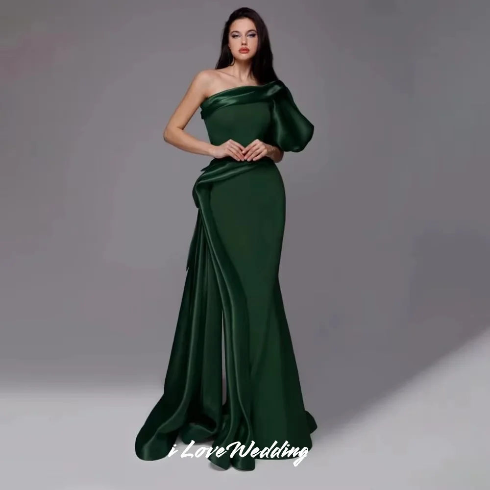 

Elegant Strapless Evening Dresses 2025 Pleated Backless Mermaid Floor-Length Prom Dress Dresses For Special Occasions Customized