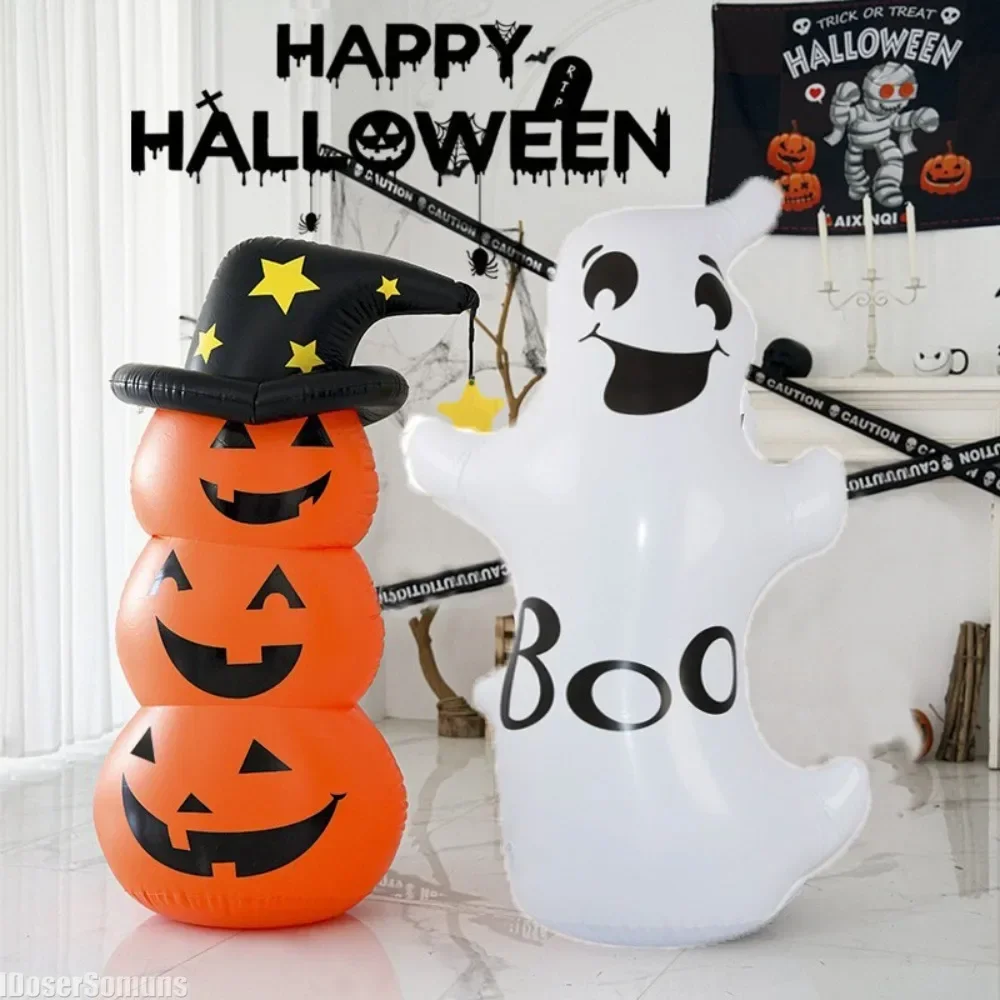 Halloween Standing Inflatable Pumpkin Windproof Stacked Pumpkins Festival Theme Party House Outdoor Courtyard Tumbler Toy Props