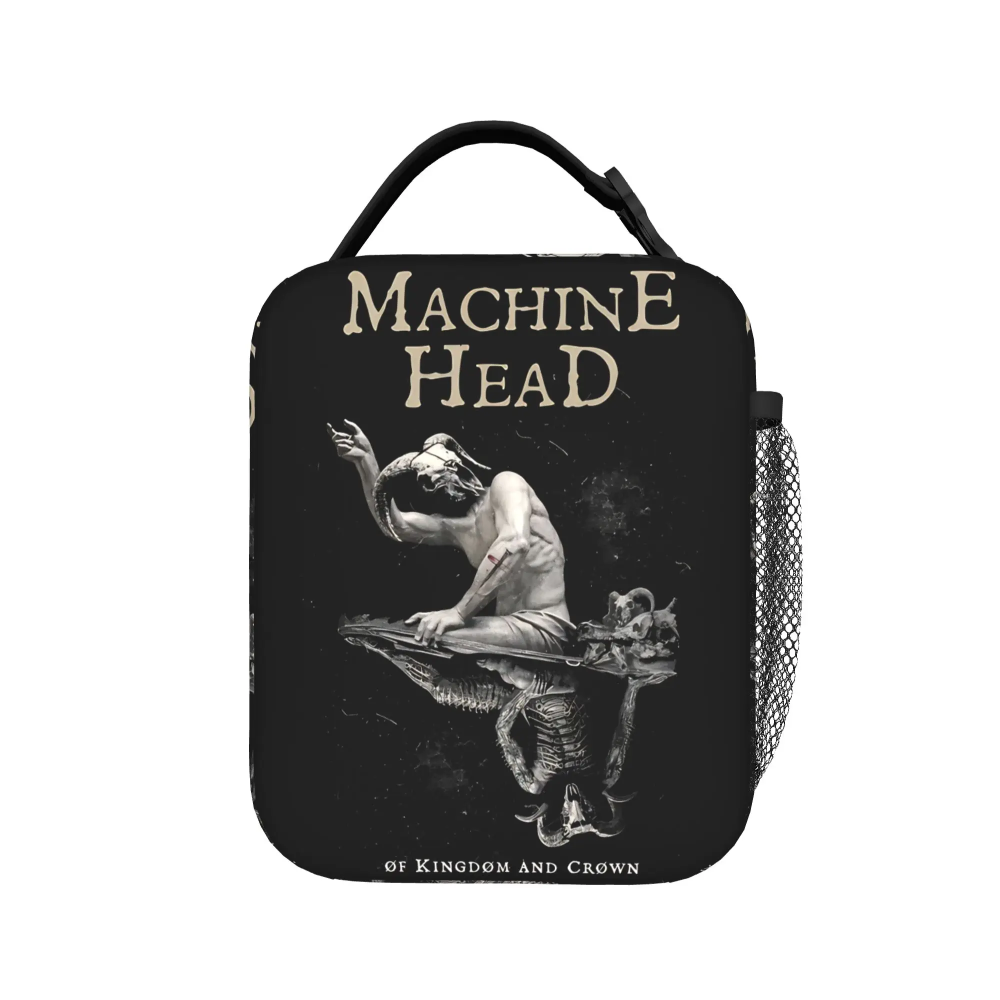 Machine Head Of Kingdom Lunch Bag  Leisure Lunch Box For Women Outdoor Picnic Portable Insulated Cooler Bag Thermal Lunch Bags