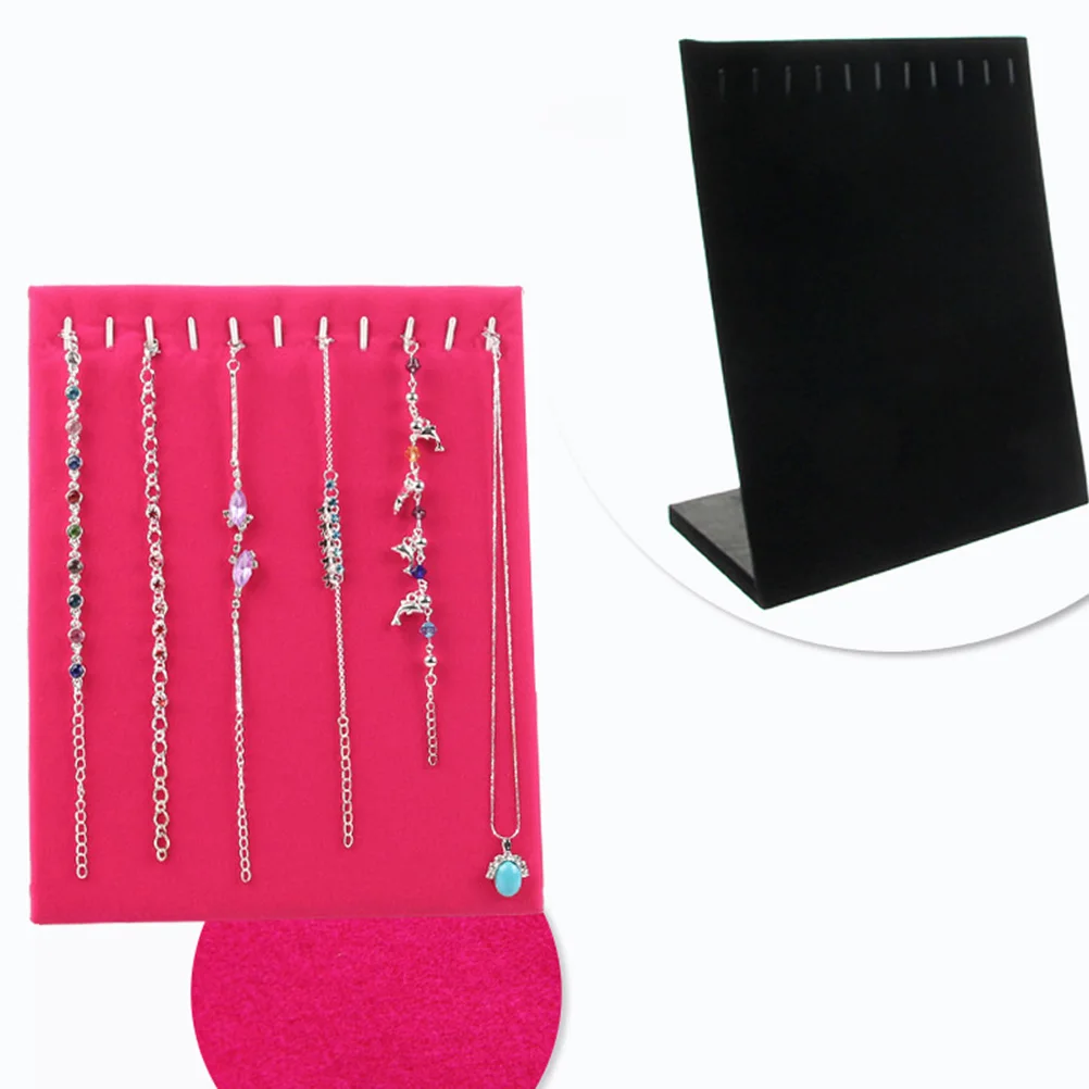 

Necklace Display Stand Stands for Shows Showcase Pendant Necklaces Jewelry Black