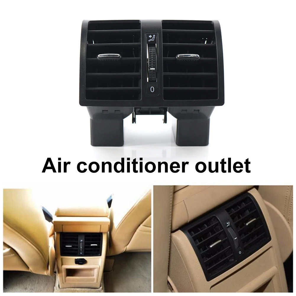 

Car Air Conditioning Rear Air Vent Replacement Parts Armrest Rear Air Vent Assembly for VW Touran 2003-2015 Caddy 2004-2015