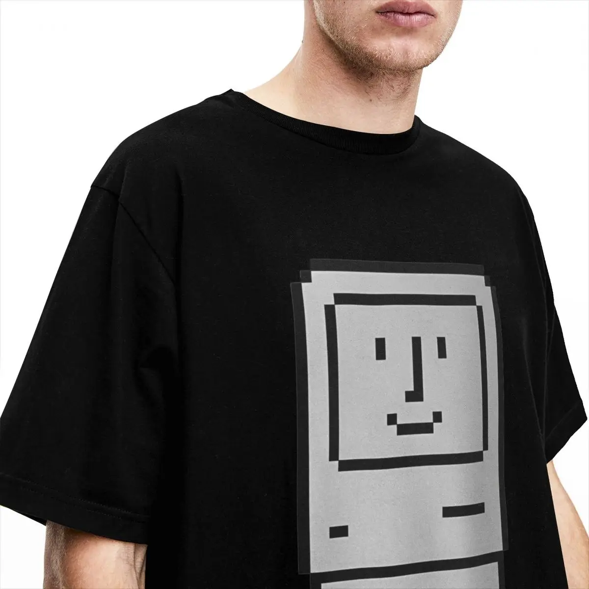 Appled Macintosh T Shirt Man 8 Bit Y2K Retro Cotton T-Shirts Summer Crew Neck Fashion Tees Hot Sale Plus Size Tops