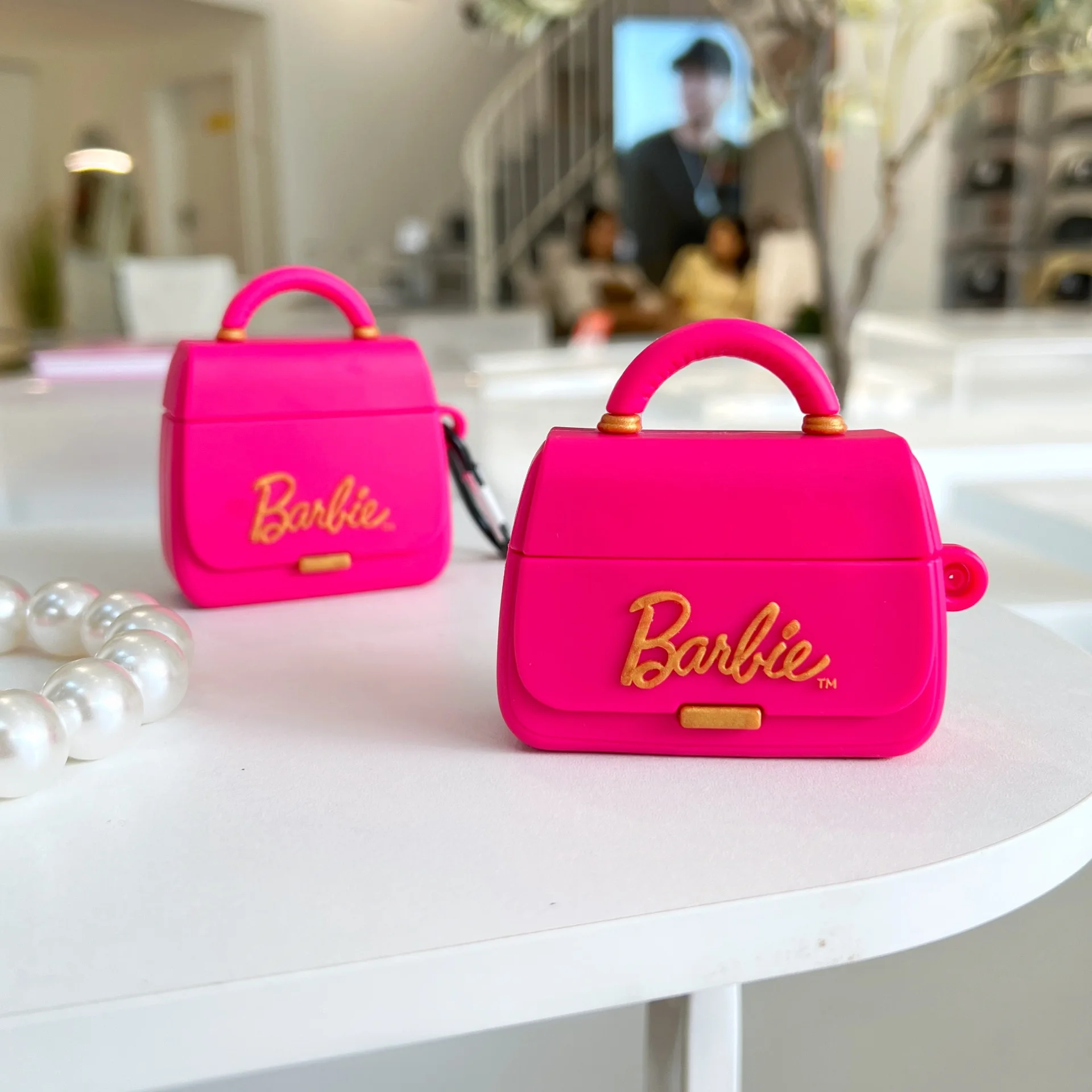 Barbie bag bag airpods pro apple 2 3 4 generation wireless bluetooth headset case silicone protective cover female cute