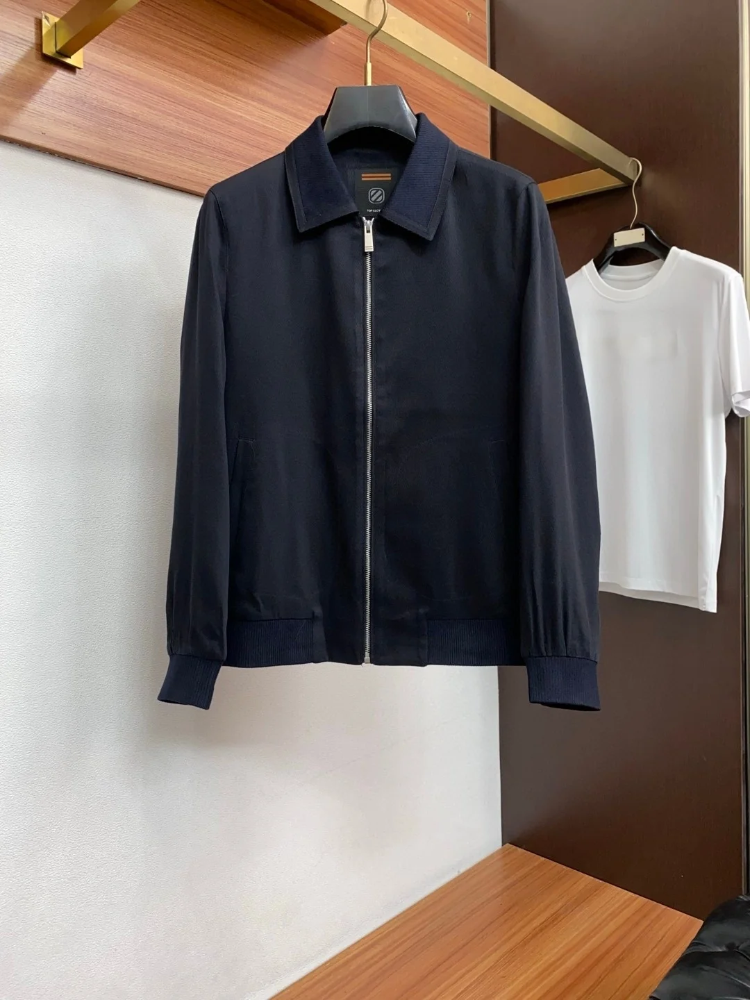 

Мужская повседневная куртка в итальянском стиле из смесового хлопка и льна с воротником, деловая одежда, весна 2026, легкая роскошная мужская одежда