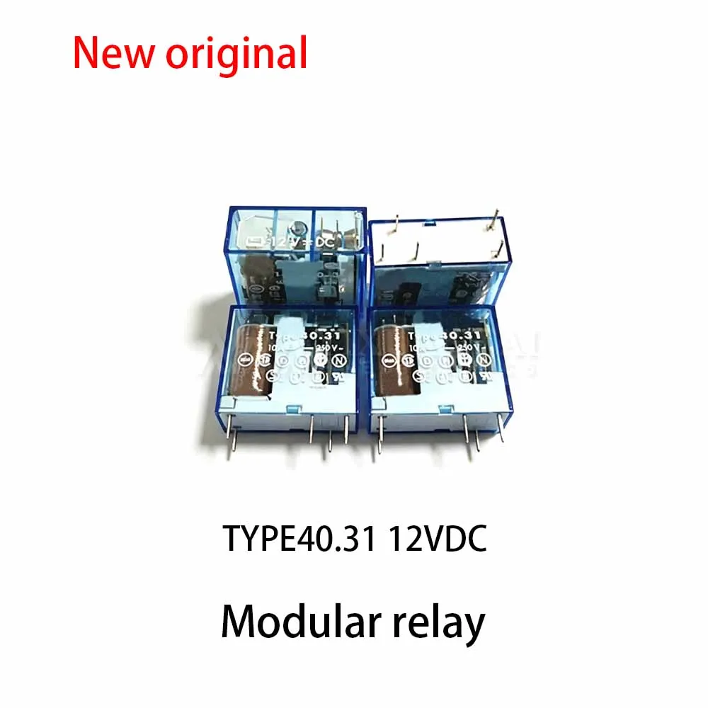(5pcs) 100% New relay TYPE40.31 12VDC Modular relay