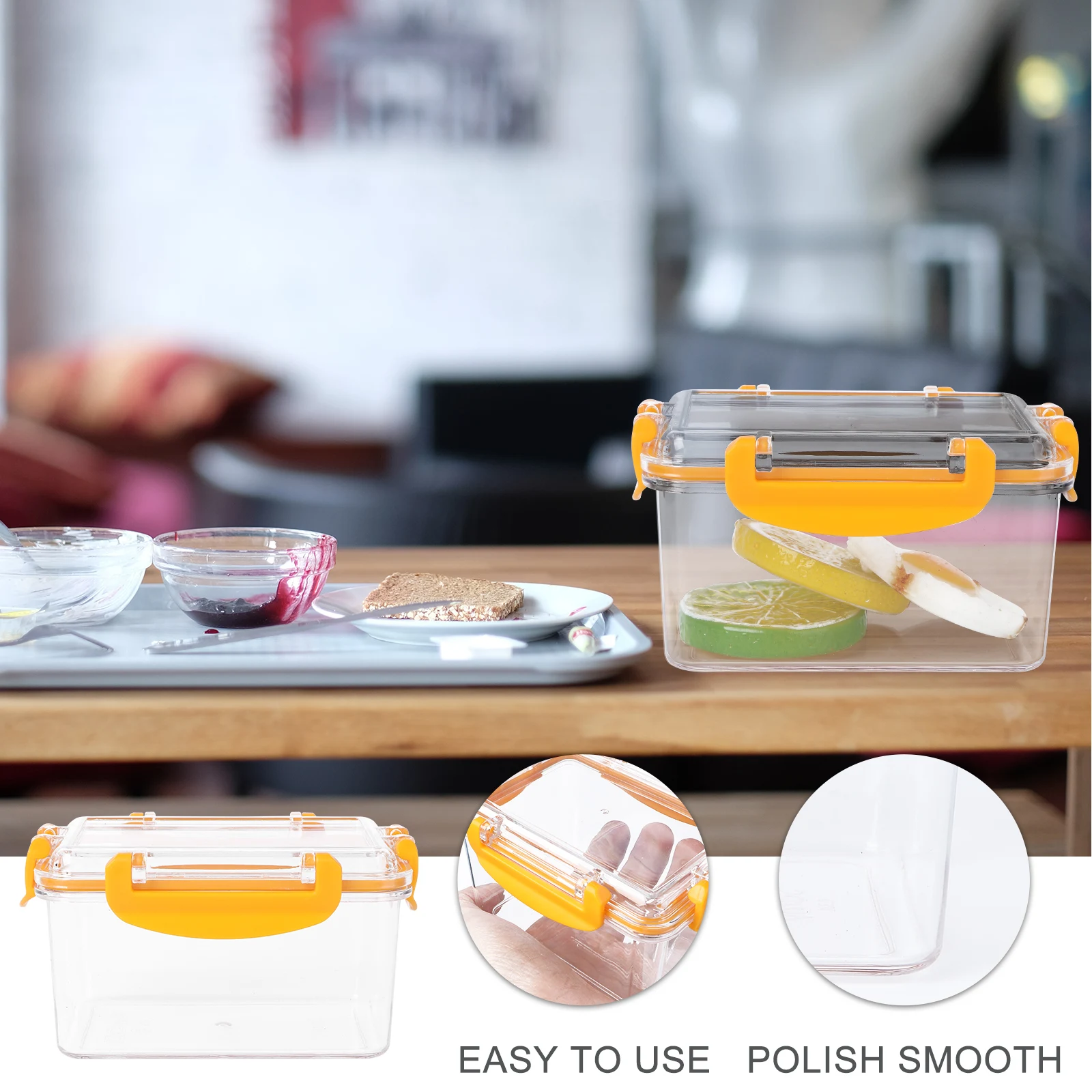

Crisper Snack Storage Box Travel Food Containers Fruit Plastic Pp Boxes