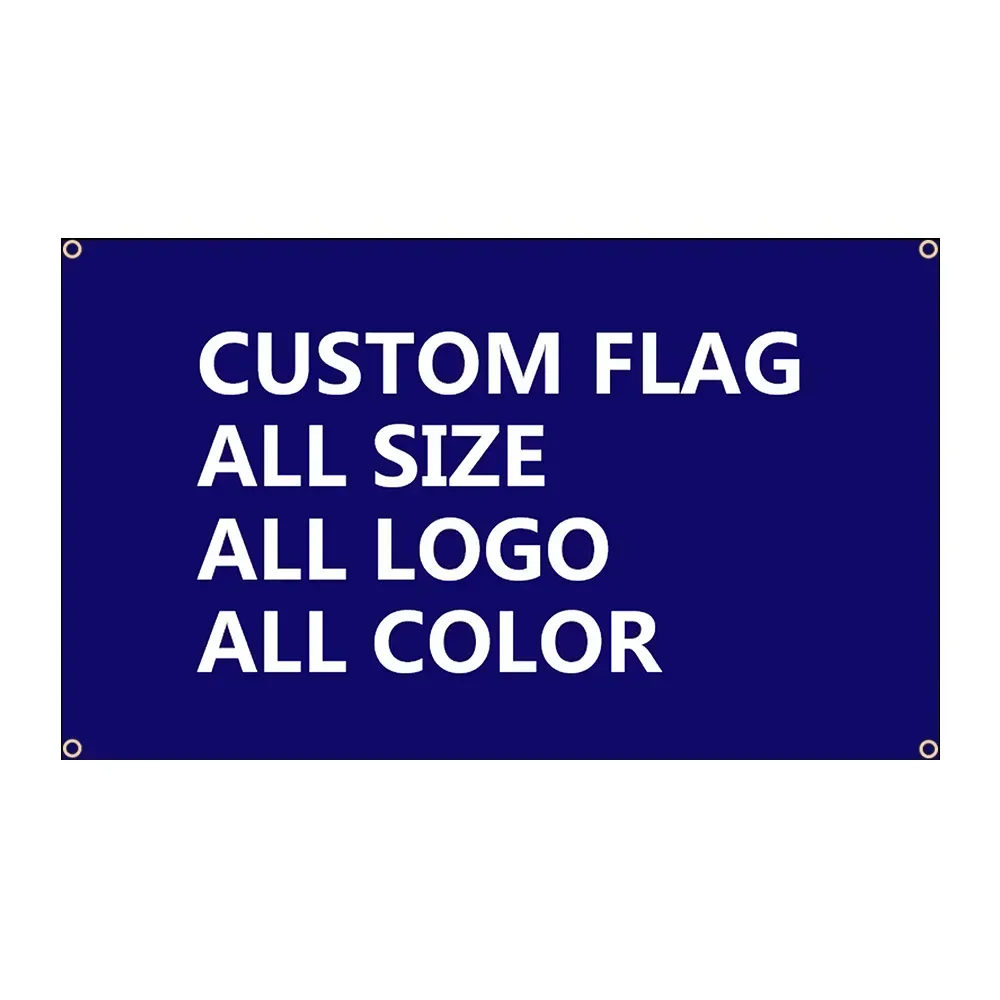 Flag 60X90CM 90X150CM 120X180CM Wholesale Professional Custom Flags Banner Normal Country Flags Logo Printing Flag