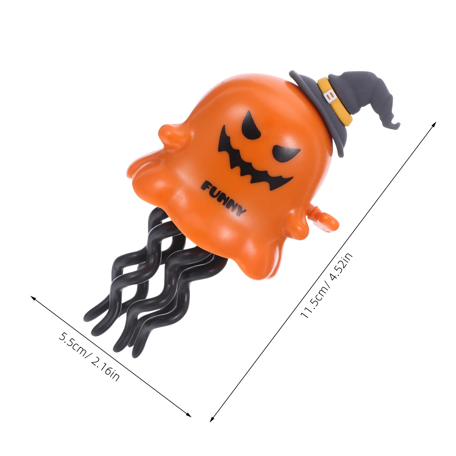Halloween Wind-Up Tanzen Octopus Kürbiskopf Interaktive bewegliche Krabbelgeist Meerestierfigur Kinder Partybevorzugung