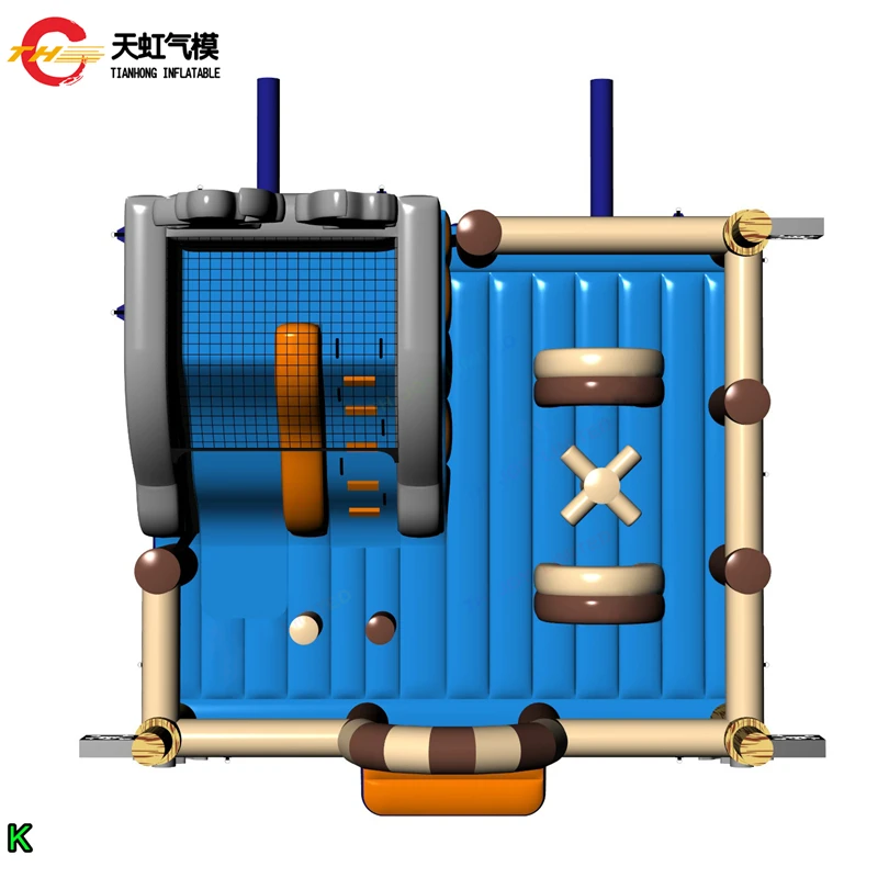 20*20ft Commercial Inflatable Bouncer Playground Inflatable Slide Bouncer Bounce House with Obstacle for Children