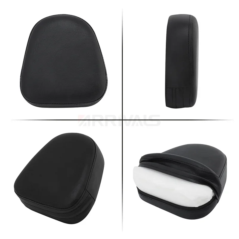 Motorcycle Accessories Rear Sissy Bar Backrest Cushion Pad For Honda Yamaha Suzuki Harley Bobber Chopper Crusier Touring 2