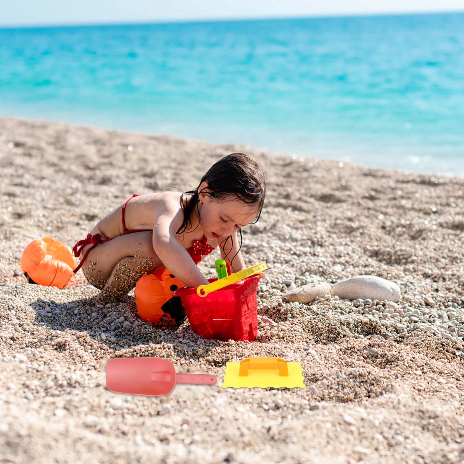 1 セット子供用建築ツール軽量サンドホイールシリンダーキット入浴遊具面白いビーチ掘りセット子供屋外
