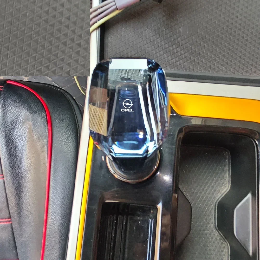 New Car Universal Crystal Handle Gear Shift Knob Gear Head with LED For Opel OPC line OPC Opel Signum Speedster GSI GT GTC