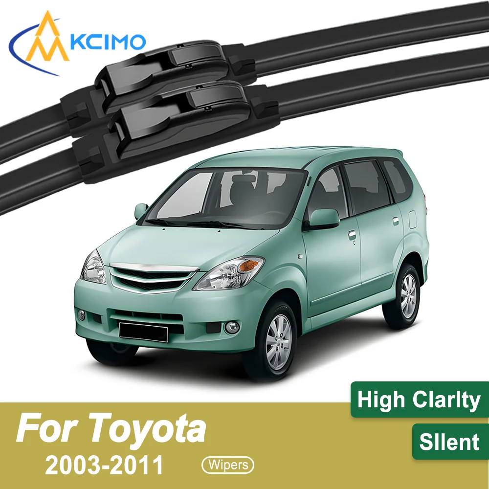 

Комплект из 2 дворников премиум-класса, совместимых с Toyota Avanza F600 2003-2011, всепогодные долговечность для безопасного вождения
