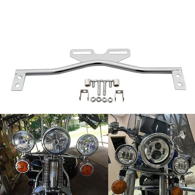 

Universal Motorcycle Fog Light Bracket Motorbike Headlight Turn Signal LampAuxiliary light Holder For Harley Honda Suzuki Yamaha