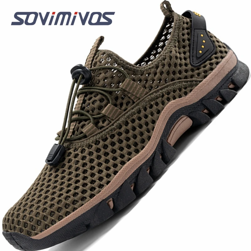 

Summer Men's Outdoor Leisure Breathable Mesh Hiking Shoes Are Soft, Comfortable, Breathable, Anti Slip, and Wear-resistant