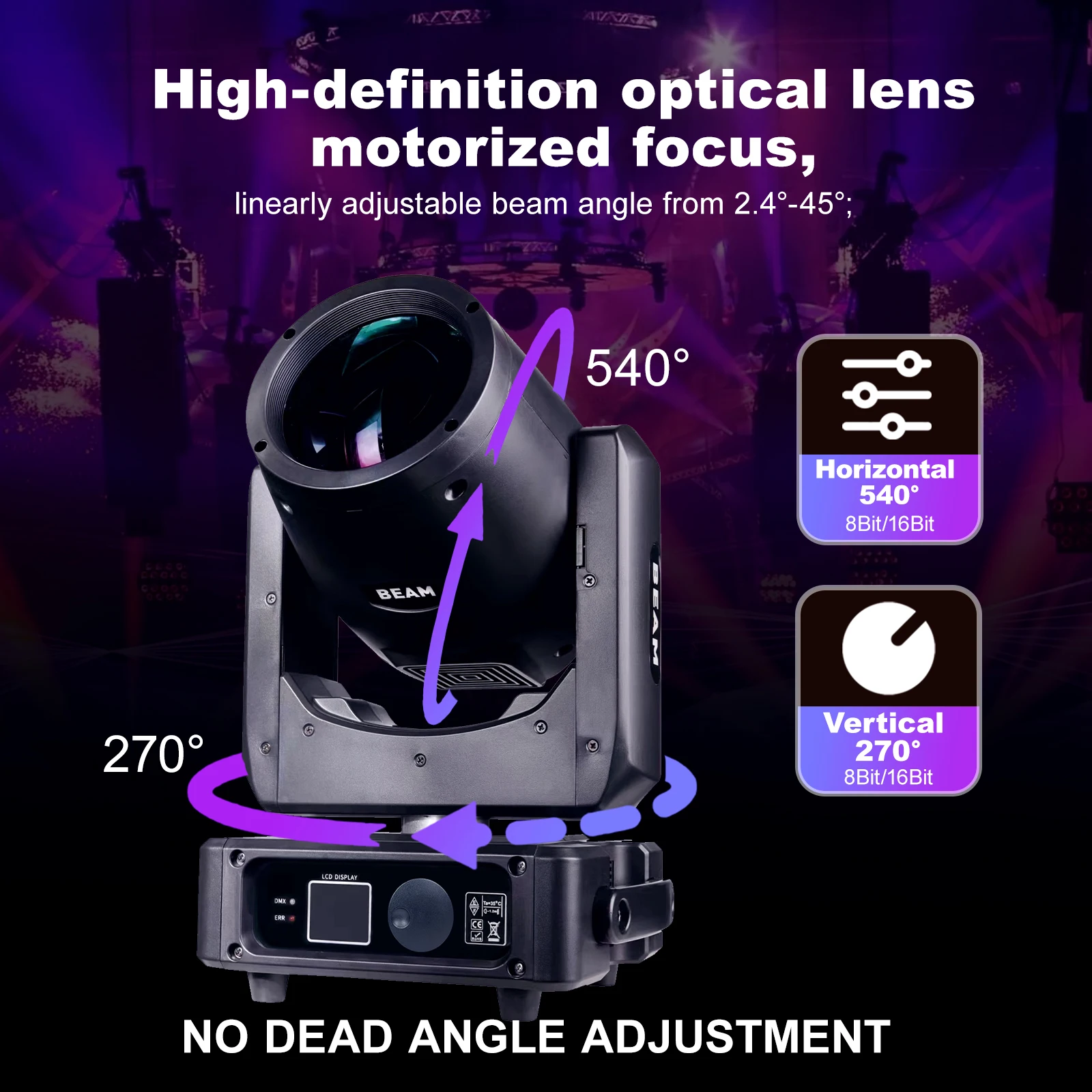 Polet 250 واط لمبات ضوء 8r شعاع تتحرك رئيس ضوء شاربي مرحلة صغيرة عرض الأزياء الزفاف DJ نادي الحفلات مهرجان الموسيقى djlighting #5