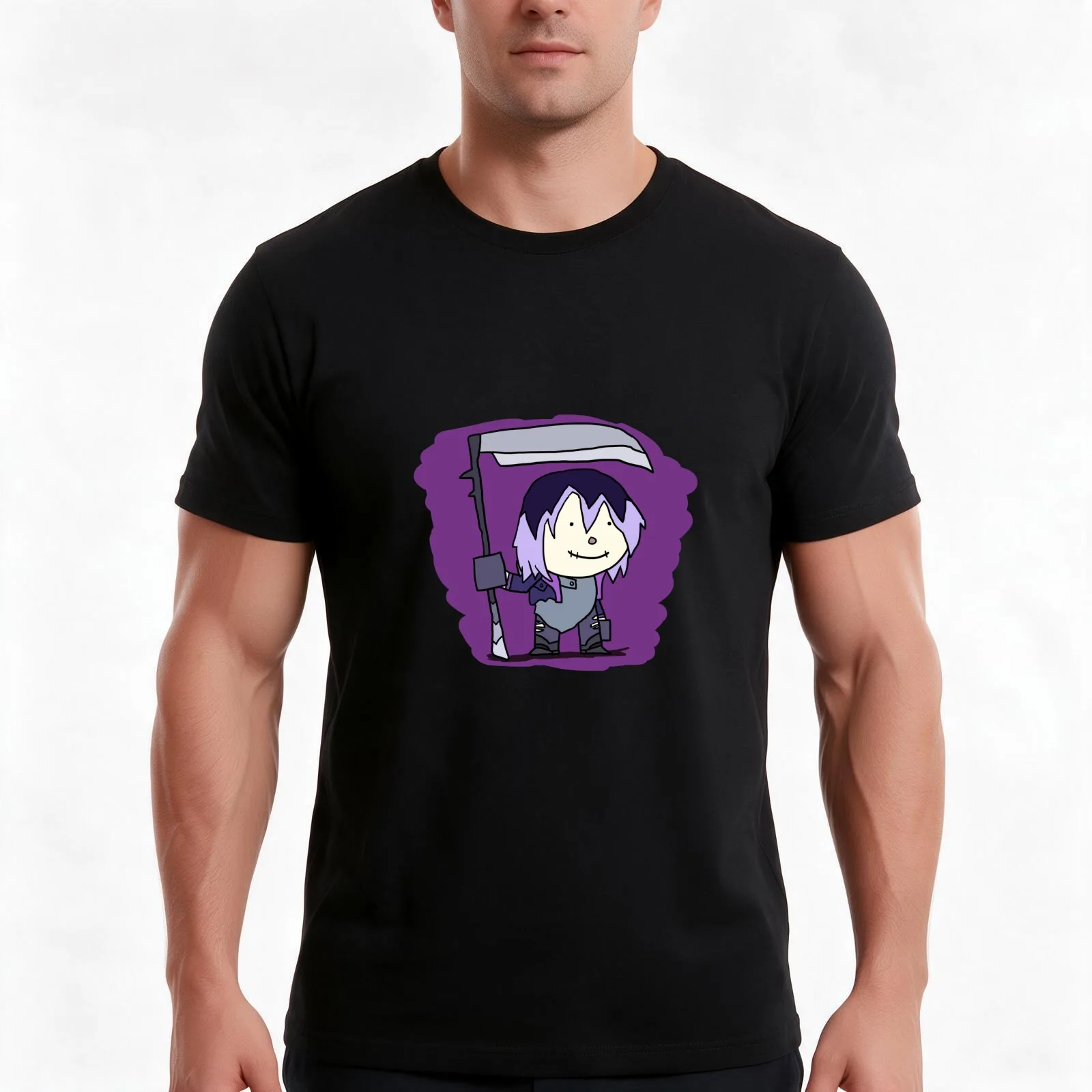 Brawlhalla - Nix T-Shirt, Summer Casual Cotton Tee, Oversized Streetwear Tops, Vintage Graphic Print, Loose Fit Short Sleeve