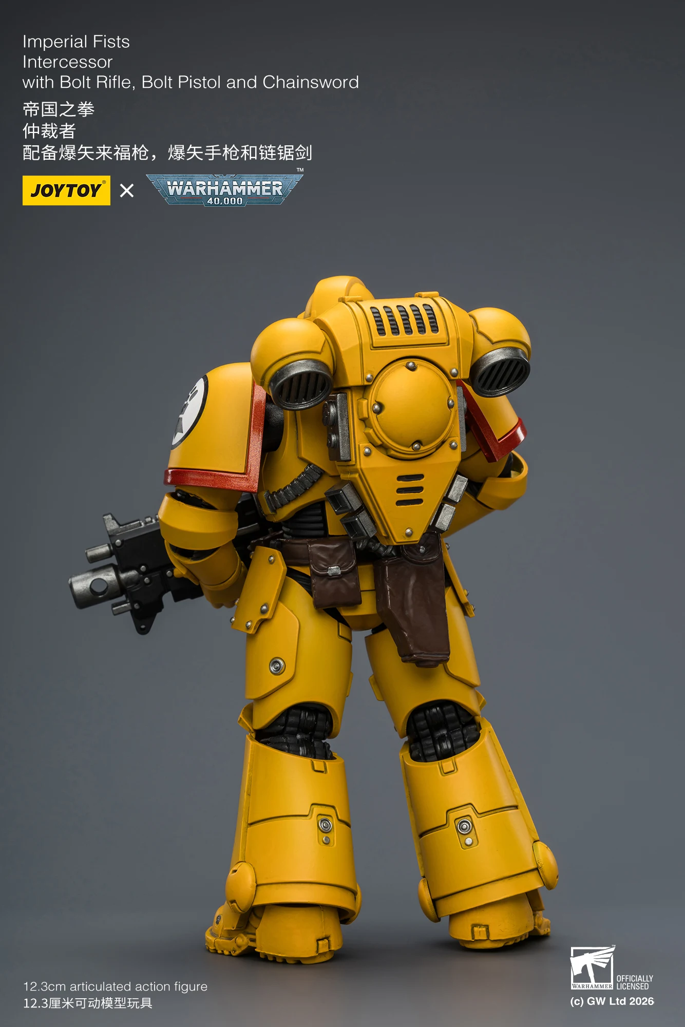 1/18 JOYTOY Actionfigur 40K Ultramarines Imperial Fists Blood Angels Intercessor Anime-Modell Sammlerstück – Detail 11