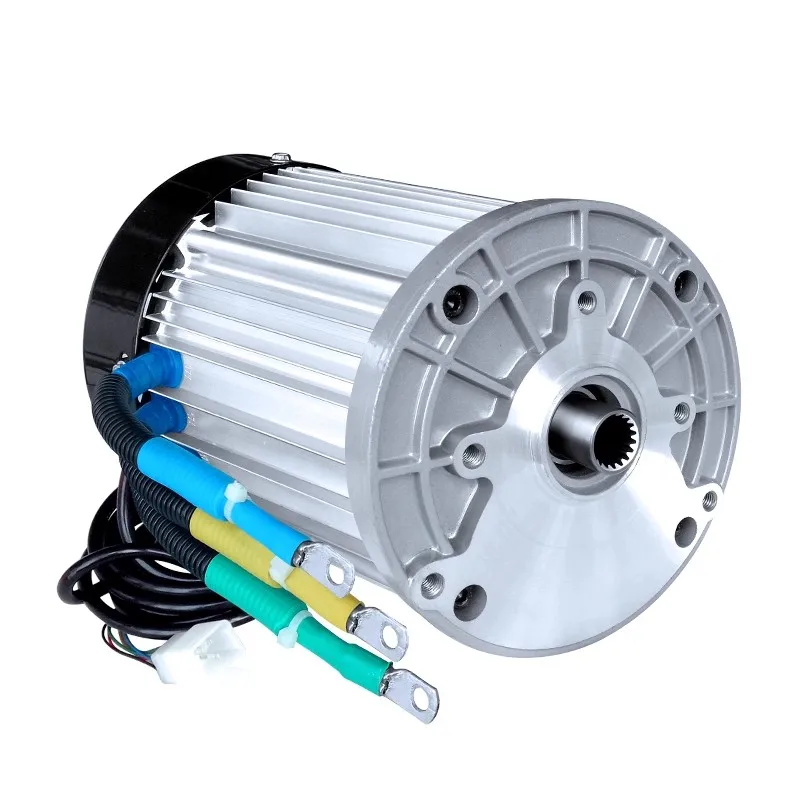 DC48V60V72V 1500W2200W3000W 18 teeth Permanent Magnet Brushless Motor Forklift/Electric Moped Bicycle/Power Car Accessories bldc