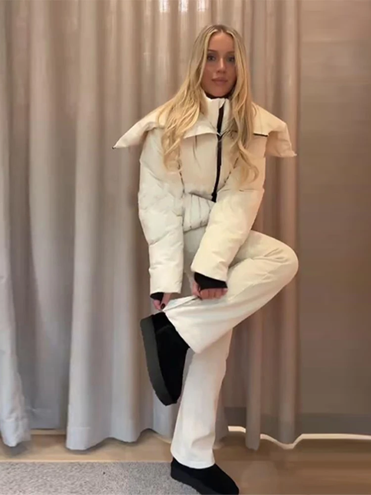 우아한 니트 스웨터와 스카프 세트 여성용 솔리드 루즈 풀 슬리브 O넥 따뜻한 스웨터 2025 가을 겨울 패션 아우터웨어