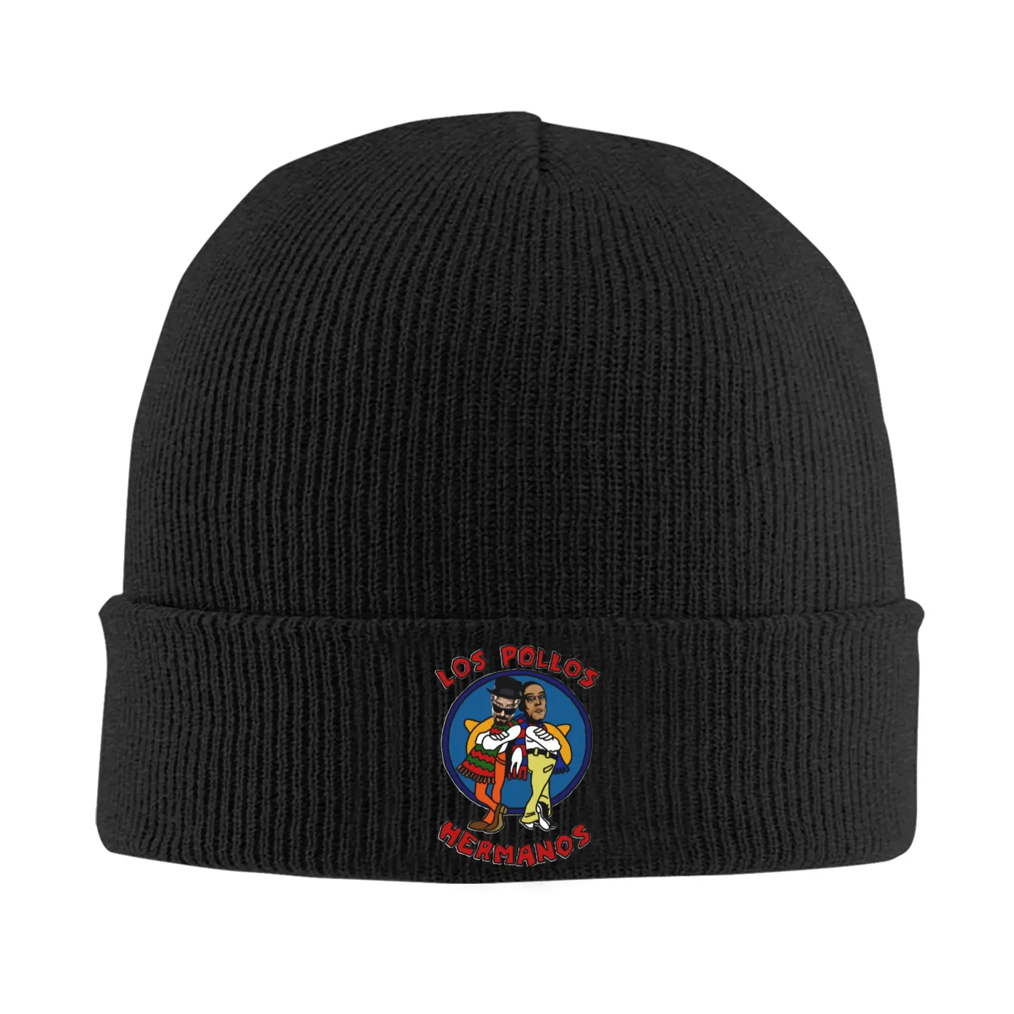 Los Pollos Hermanos of the Mean Who Knocks Breaking Bad Chicken Hat Beanie Winter Hats Acrylic Christmas Hip Hop Cap ,