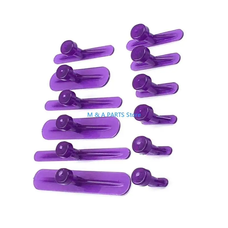 U1JF 12pcs glues tabs أداة إزالة dent أداة إزالة دنت أداة السيارة