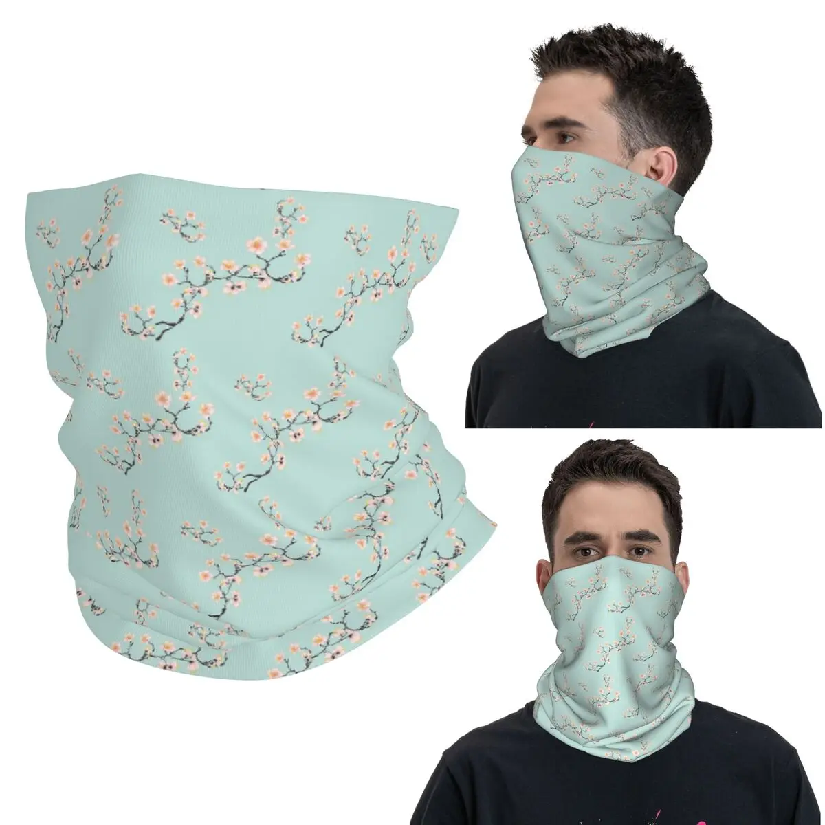 

Бандана с цветком вишни Сакура, гетры с принтом, маска, шарф, многофункциональная повязка на голову, унисекс для взрослых