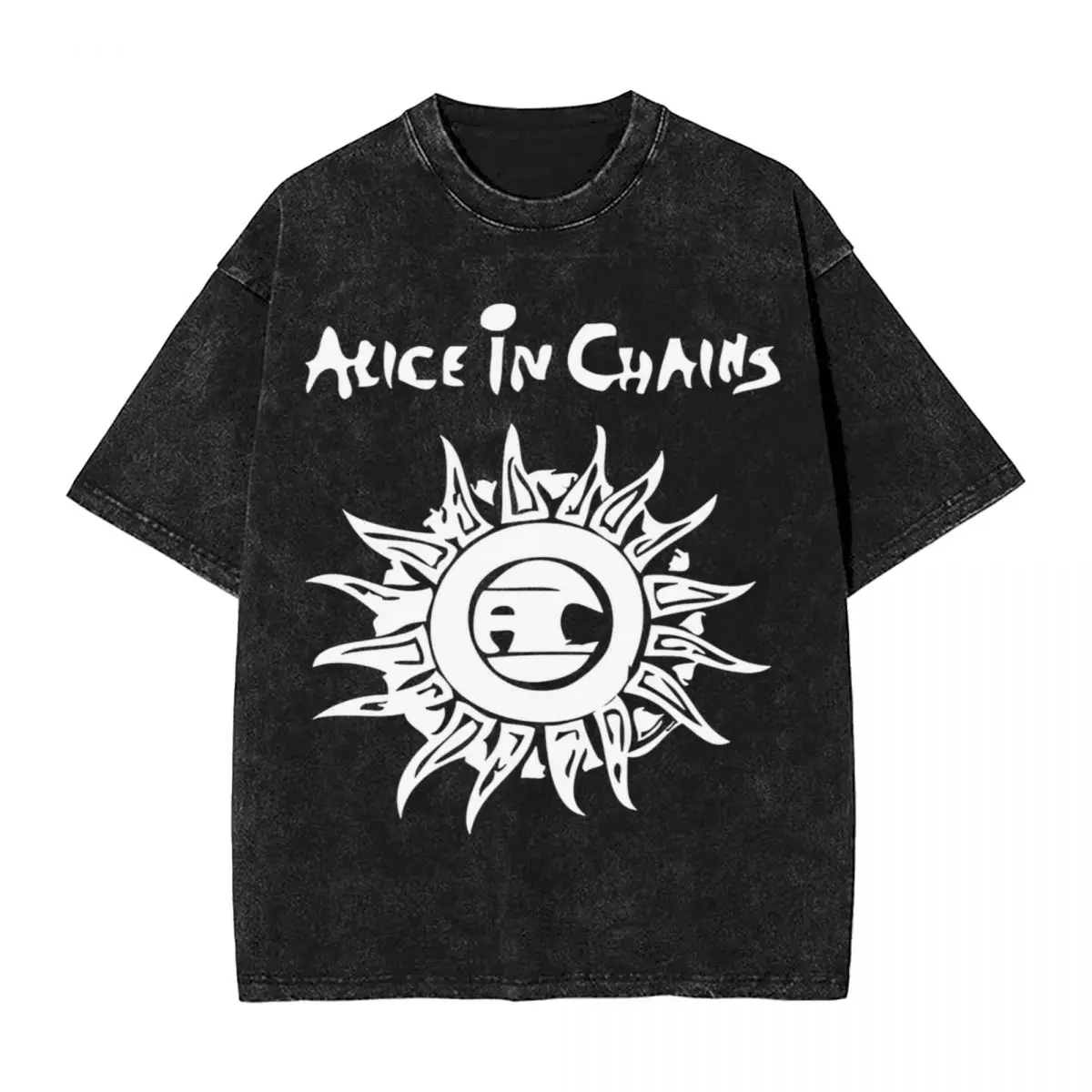 

Alice In Chains Washed T Shirts Streetwear Hip Hop Vintage T-Shirt Tee Shirt for Men Women Cotton Harajuku Graphic