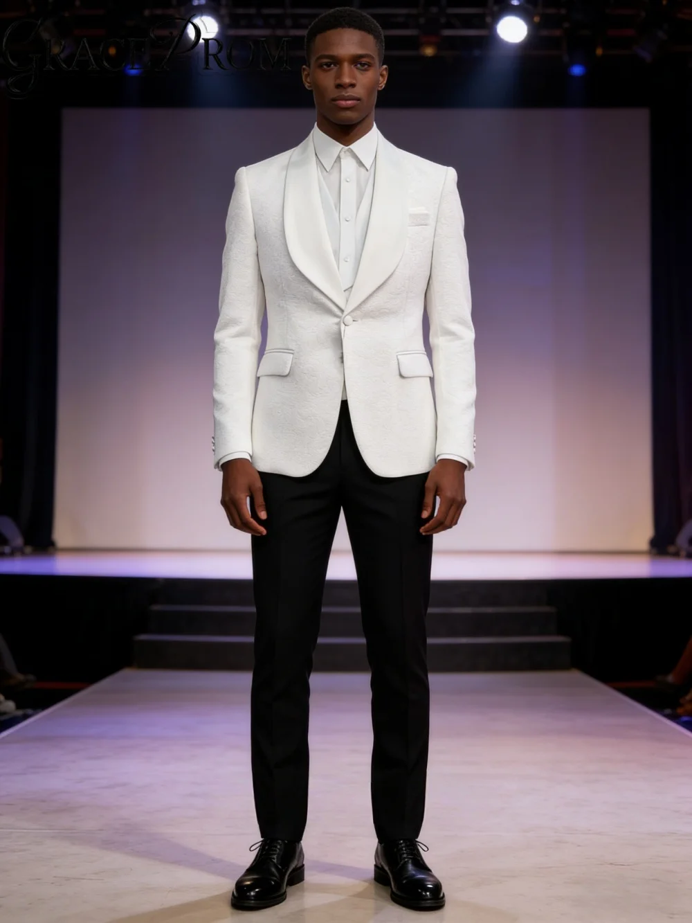 

Classy Charcoal Men Formal Suit 2025 Premium Double Breasted Blazer Pants Business Wedding Wear Set