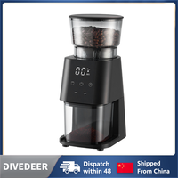 DIVEDEER Electric Coffee Bean Grinder Automatic Home Commercial Espresso Dosing Coffee Machine
