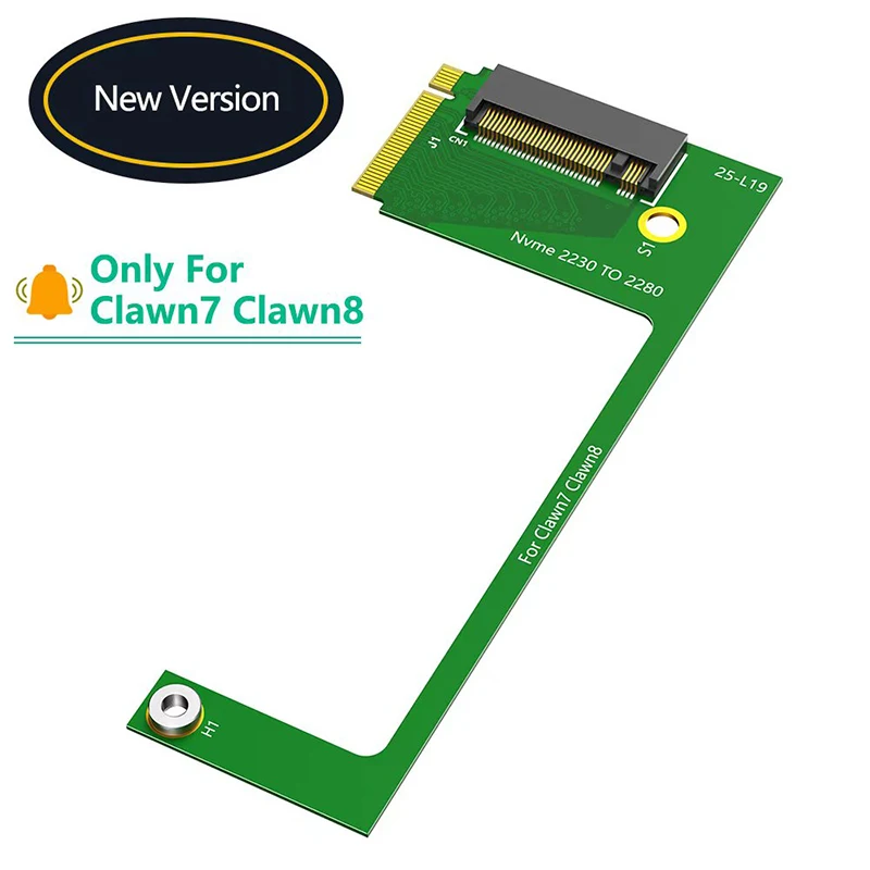 For MSI Claw 8 AI Claw7 Claw8 SSD Adapter Handheld Conversion 2230 to 2280 4T M2 NVME SSD Expansion Board M.2 Adapter Riser Card