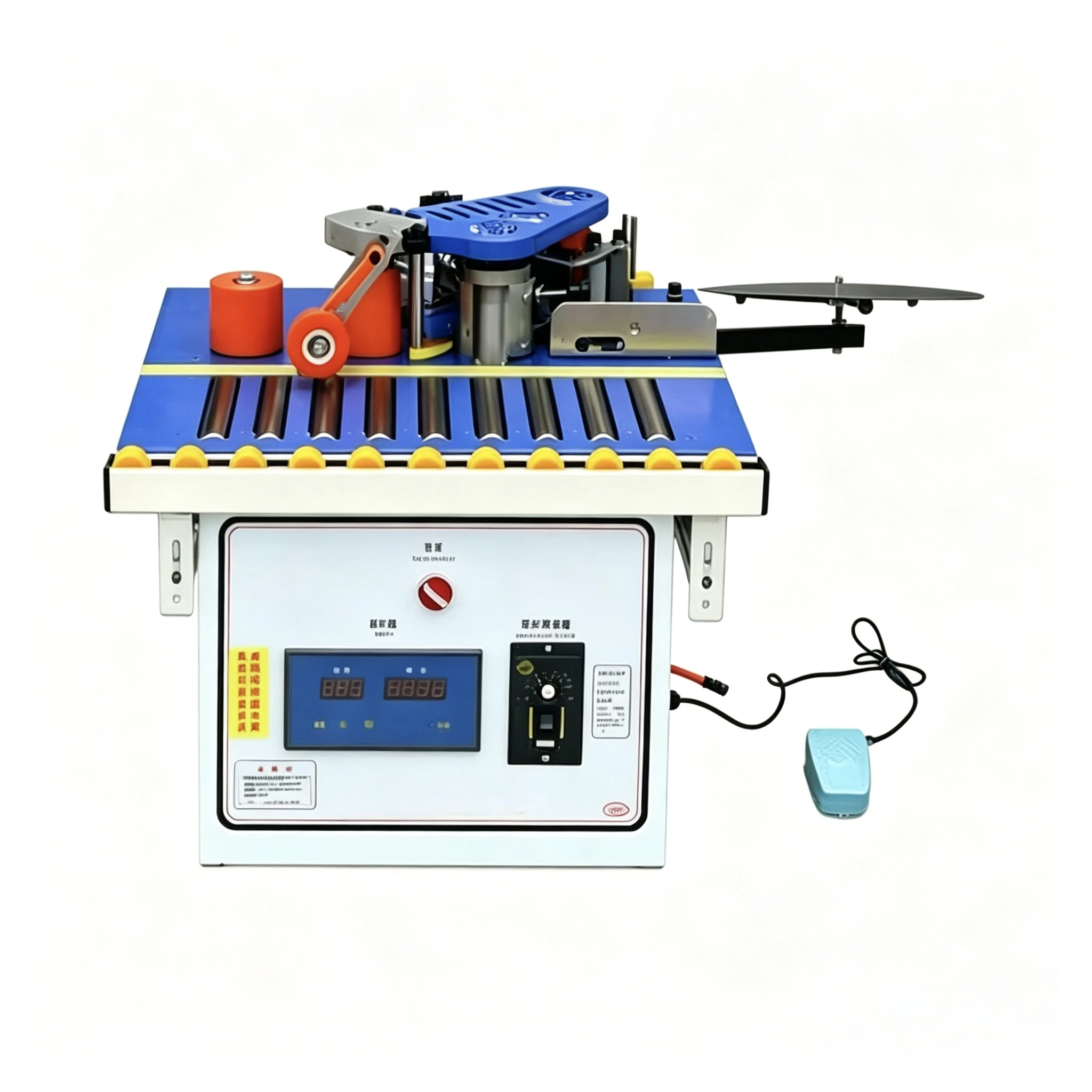 Rocky 50 Mini Edge Banding Machine Portable Stainless Steel 1.2kW CE Certified PVC Edge Bander Woodworking Handheld Hot Melt