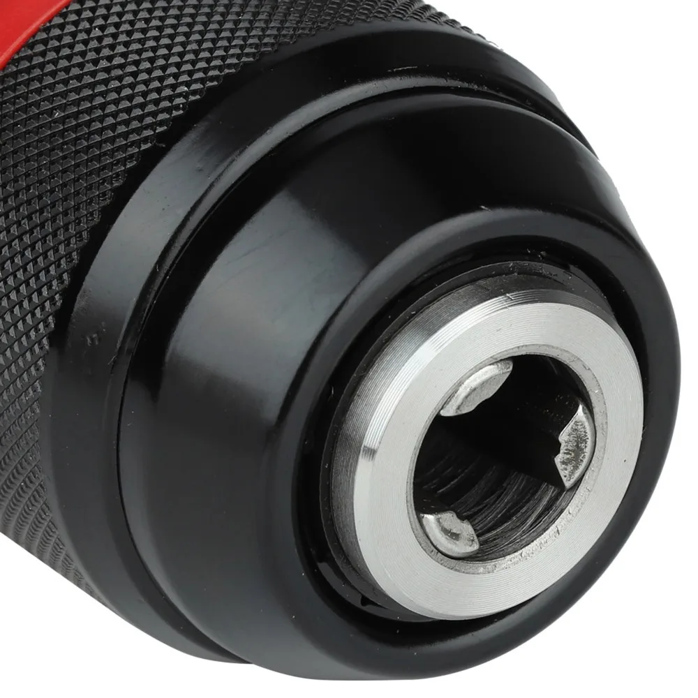 1/2-20UNF Mount Keyless Drill Chuck Keyless Design 2-13mm Capacity Hand Drill Chuck All-Metal Construction