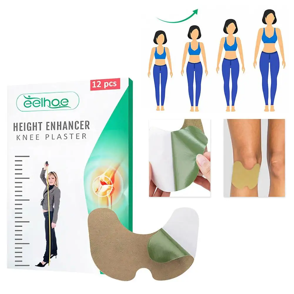 Herbal Height Enhancer Knee Plaster Plantar Acupoint Promote Bone Growth Stickers Adults Children Teenagers Growth Taller Patch