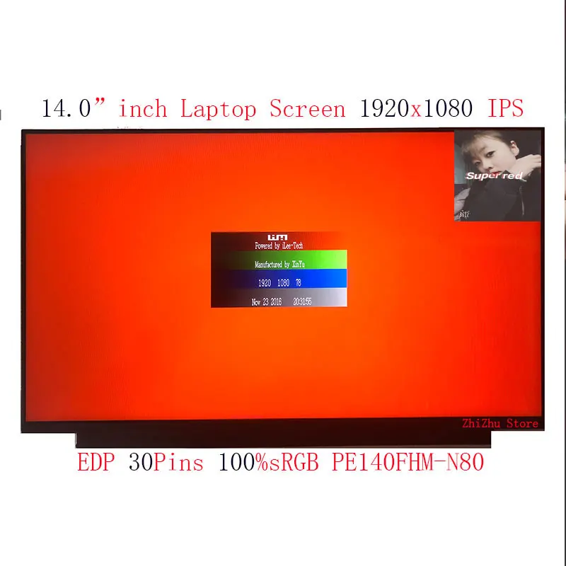 

PE140FHM-N80 NV140FHM-N48 N140HCA-EAC NV140FHM-N48 NV140FHM-N3B14.0'' Laptop LCD Screen Display Panel 1920*1080 EDP 30 Pins