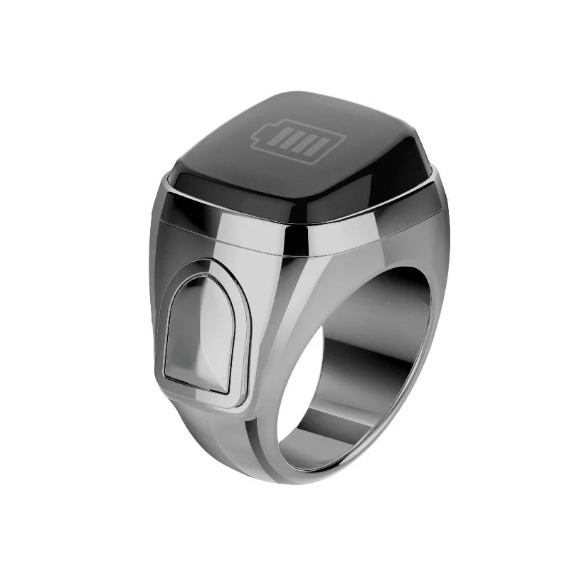

Metal ring with charging compartment Digital display counting Smart ring Bluetooth electronic finger counter