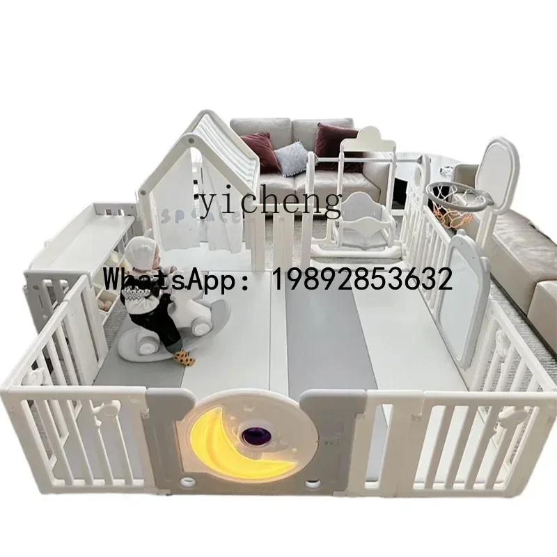 WL-valla de juego en el suelo para niños, estera para gatear para bebés, hogar interior para bebés