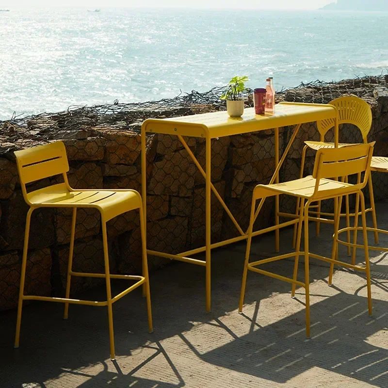 Arm Fishing Bar Chairs Beach Sun Children Restaurant Island Bar Chairs Outdoor Vintage Industrial Stuhl Home Furniture XT