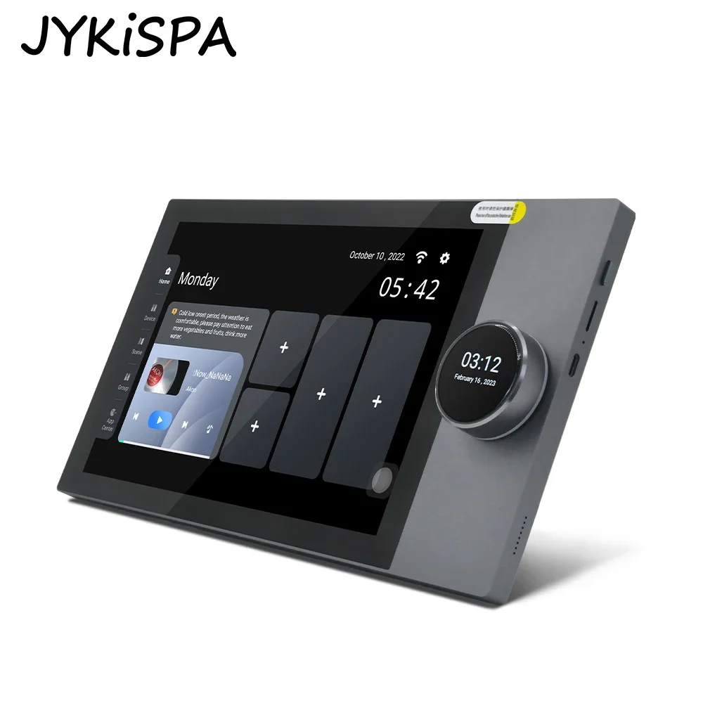 TUYA ZIGBEE-Amplificateur audio WiFi 10 pouces, système Android 8.1, écran de contrôle de la maison intelligente, adapté à la musique de fond, RS485