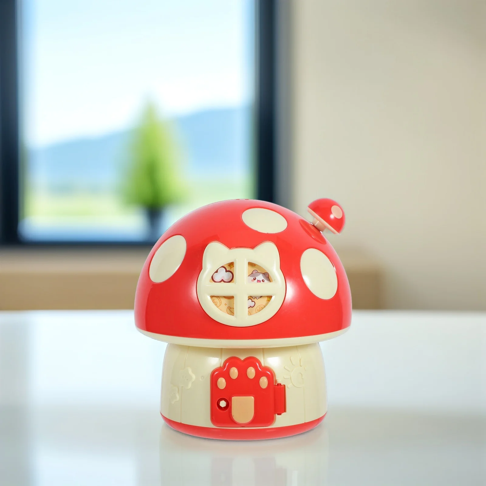 Paddestoel Spaarpot voor Meisjes Leuke Cartoon Geldpot Muntbesparende Doos Decoratieve Desktop Opslag Pot voor Kinderen Verjaardagscadeau