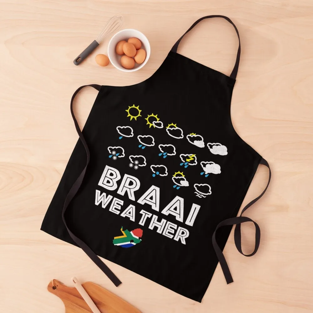 

Braai Weather South Africa Style Apron Things For Home And Kitchen Kitchens Woman Ladies Apron