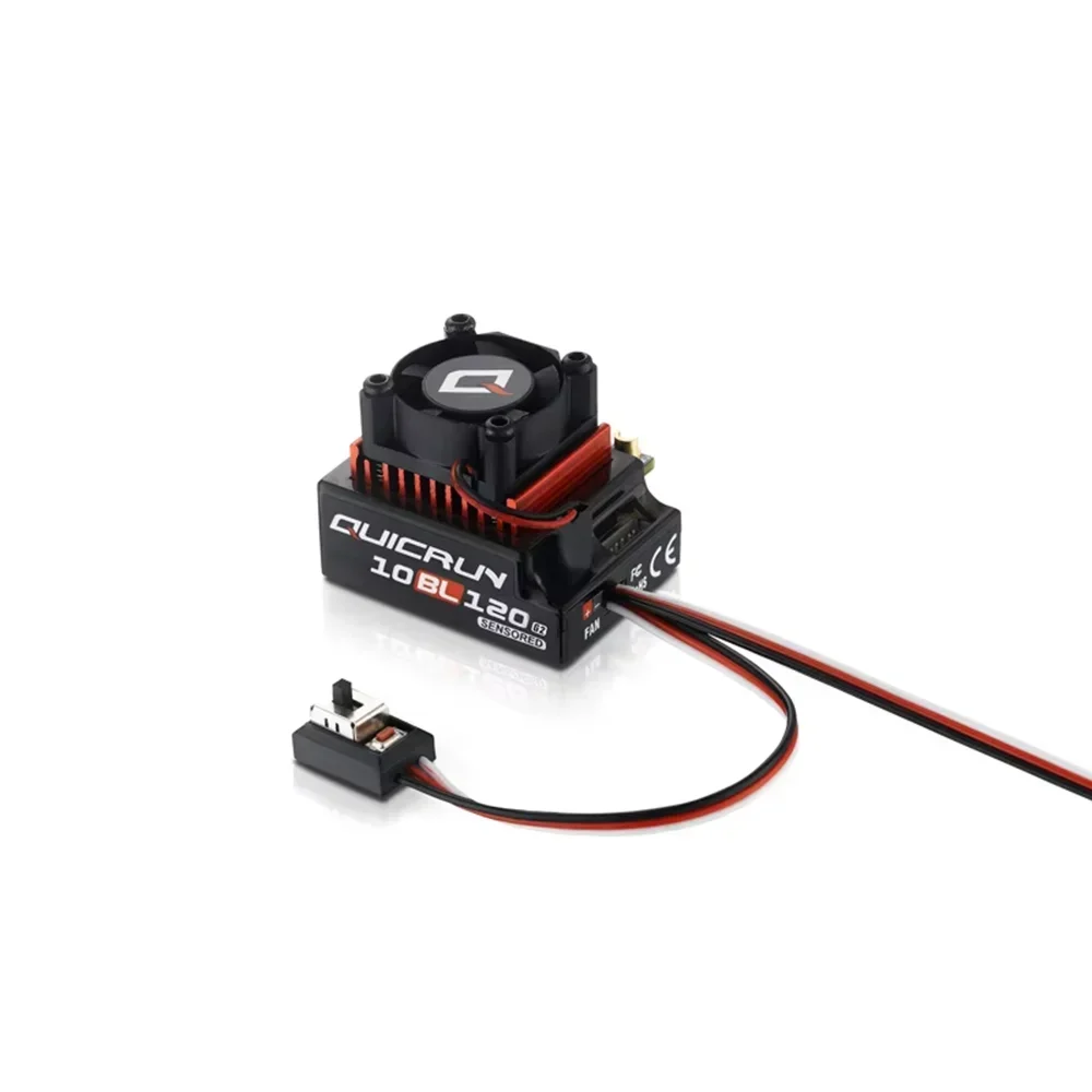 Hobbywing QuicRun 3650SD G2 Induction Brushless Motor and 60A/120A ESC suitable for 1/10 RC Remote-controlled Racing Cars